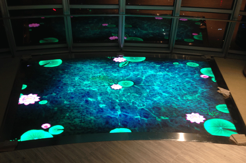 鑫亿光LED地砖屏 | 智能感应/室内外通用/防水防刮