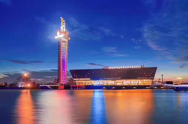 汉创弧形小间距屏点亮浙江海盐六旗山水乐园 汉创弧形小间距屏点亮浙江海盐六旗山水乐园