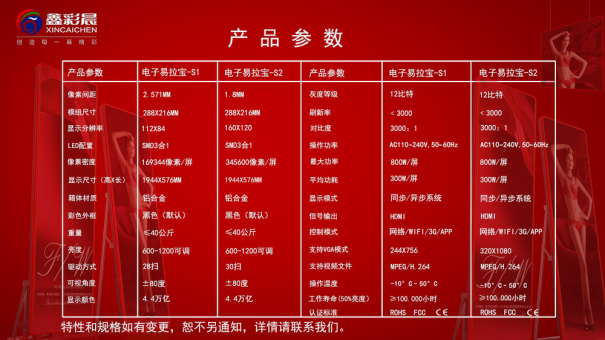 新型“黑科技”来自鑫彩晨的“电子易拉宝”