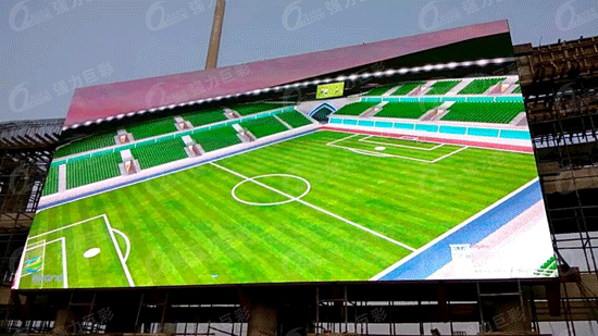 扬名海外|强力巨彩320㎡大屏落户印度最大体育场！