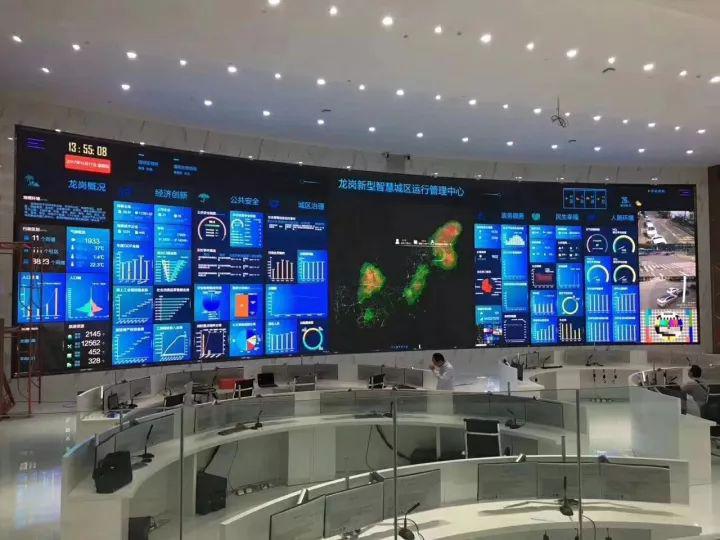 世界最清晰最大的弧形微间距LED屏 落户中国深圳！