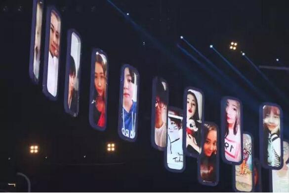 壹品光电 | LED透明屏点燃OPPO年中盛典