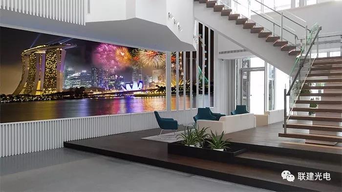 联建V·Me小间距屏点亮雅培中国研发中心