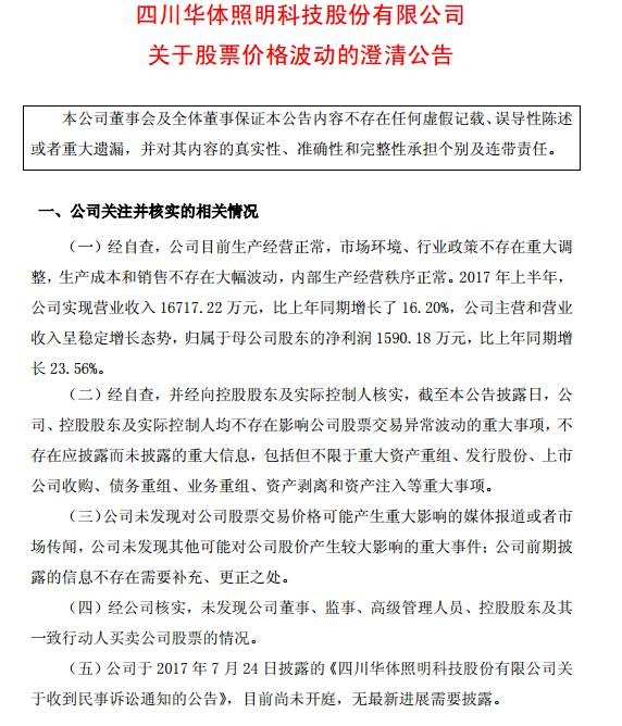 华体科技股价动荡 竟与九寨沟地震有关? 华体科技股价动荡 竟与九寨沟地震有关?
