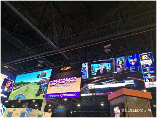 艾比森炫彩大屏 震撼亮相美国NAB Show 艾比森炫彩大屏 震撼亮相美国NAB Show
