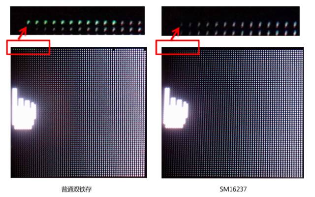 完美解决LED显示屏“十字架”——双锁存IC！