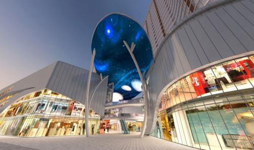 震撼!8300平米LED巨幅创意天幕揭秘! 震撼!8300平米LED巨幅创意天幕揭秘!