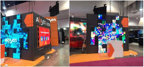InfoComm USA！艾比森用光和色彩点亮全场