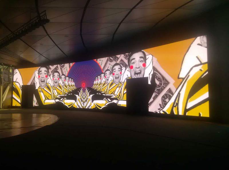 联建光电再次携手阿里巴巴玩转LED小间距创意屏