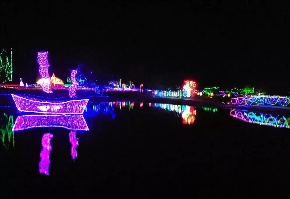 中华紫薇园梦幻灯光节：一场光影盛会