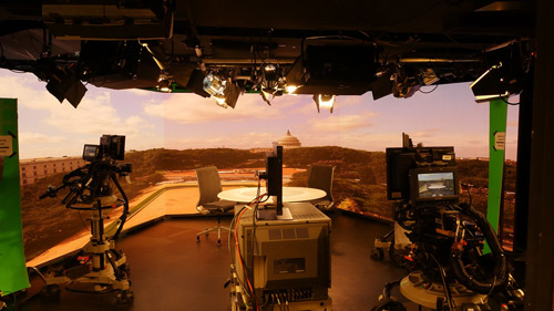 联建光电8K小间距进驻美国知名电视台