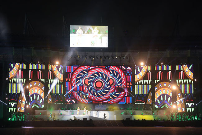 美出天际！联诚发LED显示屏 P4.81助力中美洲及加勒比海运动会开幕式