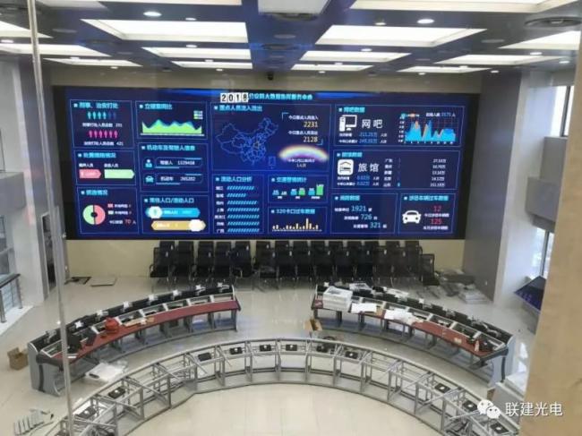 联建光电全新LED小间距高分可视化显控解决方案亮相北京InfoComm