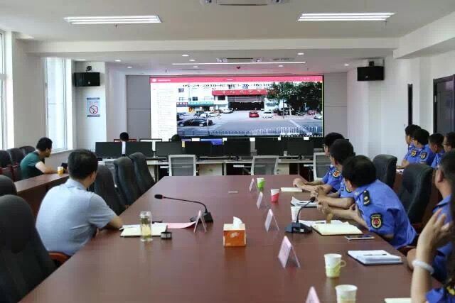 Voury卓华P1.6微间距LED显示屏于滨州市滨城区执法监管指挥中心数字化城市管理项目落成使用