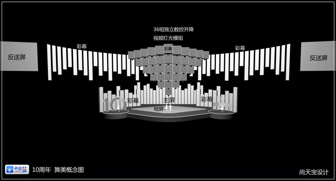 浙江卫视中国蓝十周年主题晚会 舞台设计让人点赞! 浙江卫视中国蓝十周年主题晚会 舞台设计让人点赞!