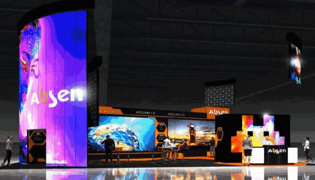 InfoComm USA！艾比森用光和色彩点亮全场
