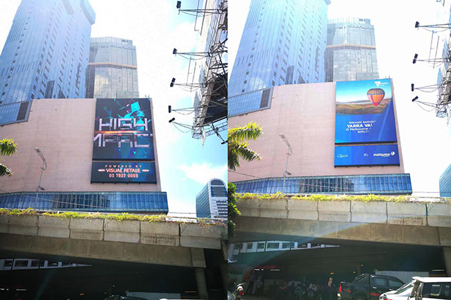 邂逅一城繁华 联诚发户外大屏闪耀喜来登