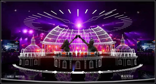 搭配LED显示屏创意运用 这场综艺更skr！