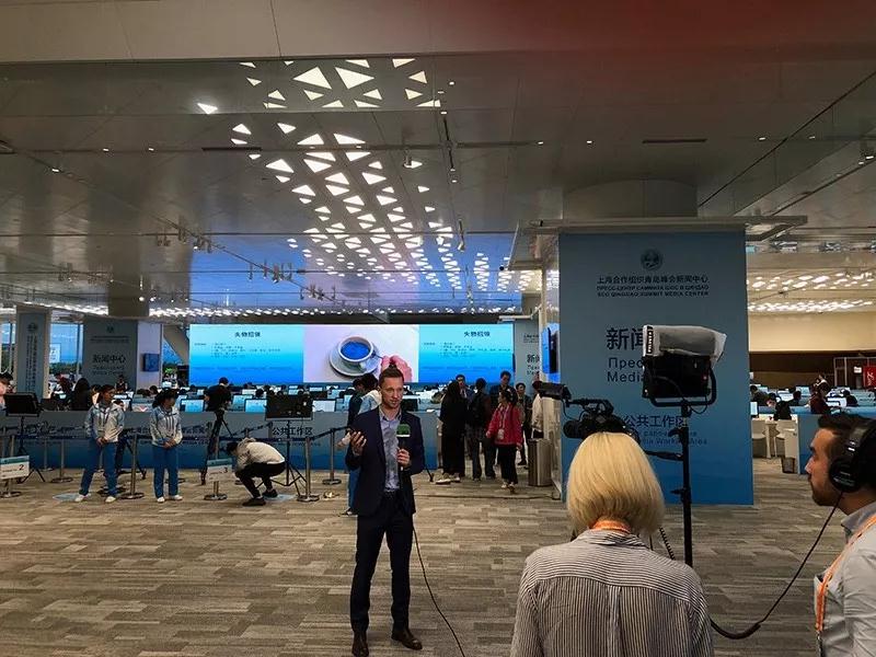 大象视界LED大屏亮相上合组织青岛峰会