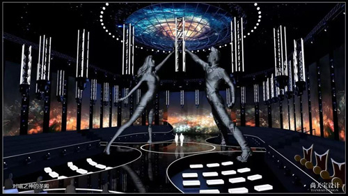 搭配LED显示屏创意运用 这场综艺更skr！