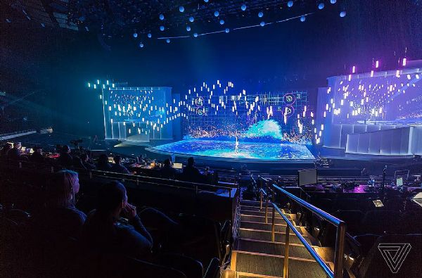 优景LED地砖屏助力英特尔拿下CES最佳开场