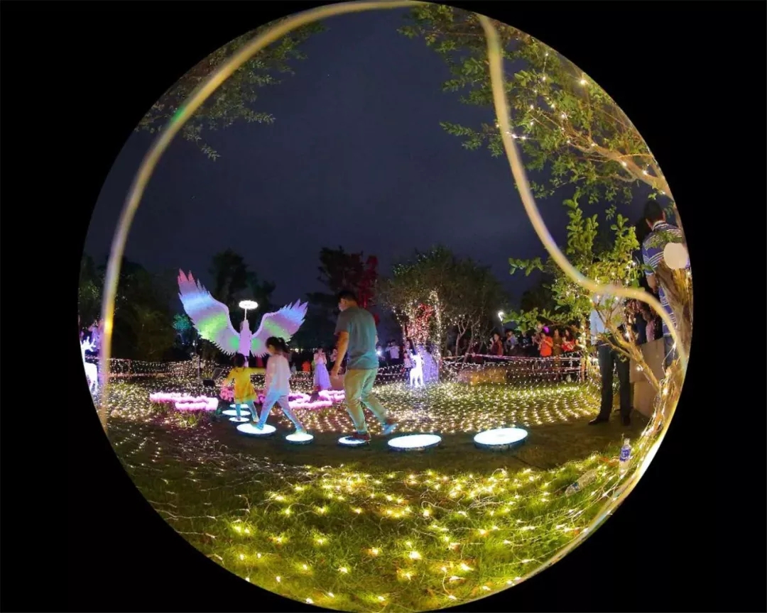 LED光源扮靓夜空 各地灯光节大“PK”