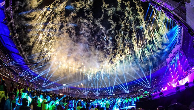 美出天际！联诚发LED显示屏 P4.81助力中美洲及加勒比海运动会开幕式