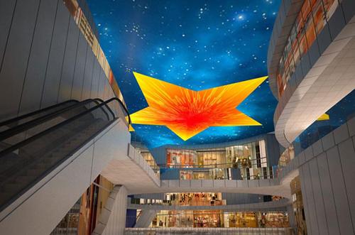 震撼!8300平米LED巨幅创意天幕揭秘! 震撼!8300平米LED巨幅创意天幕揭秘!