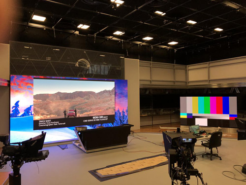 联建光电8K小间距进驻美国知名电视台