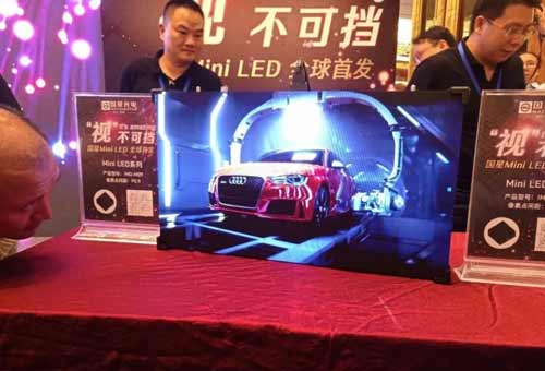 联建光电Mini LED显示屏全球首发