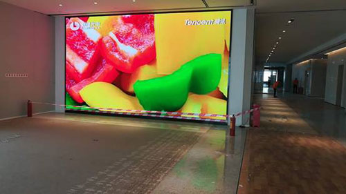 厉害了我的联建！小间距黑科技屏空降腾讯滨海大厦