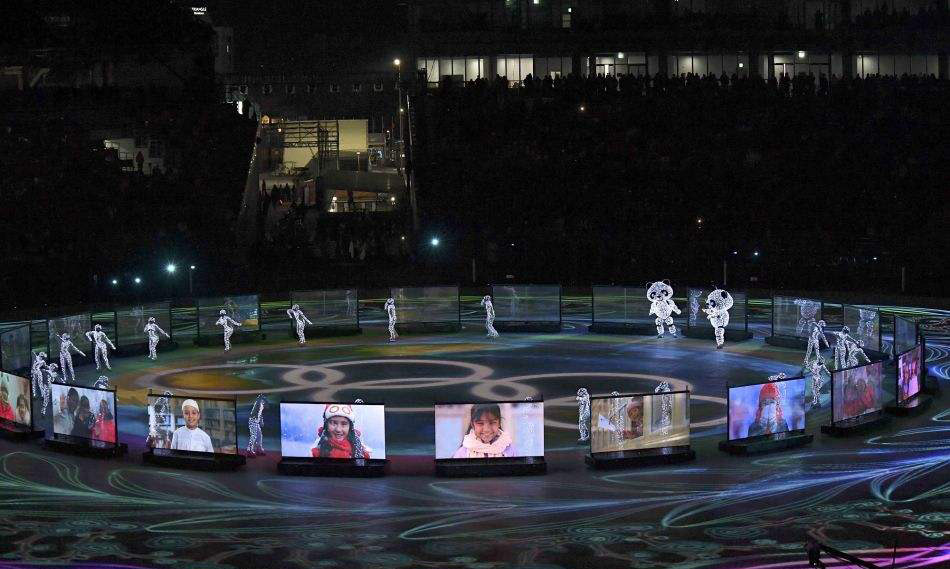 平昌冬奥会闭幕式“北京8分钟” 中国壹品冰屏惊艳世界