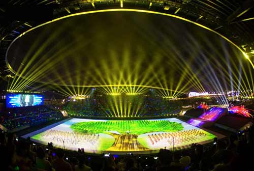 2018年性价比最高的省运会开幕式