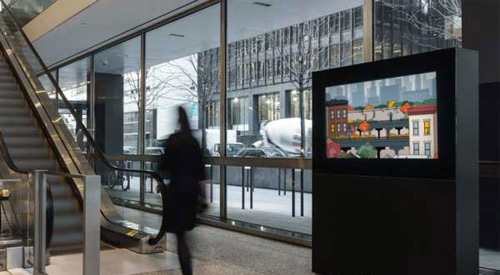 摩根大通曼哈顿总部部署LED媒体墙