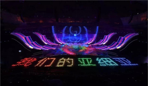 中润光电三维LED灯矩阵之光芒，迸发在亚洲文化嘉年华