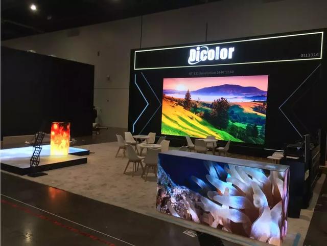直击美国NAB展||德彩光电小间距HT系列超清显示受青睐