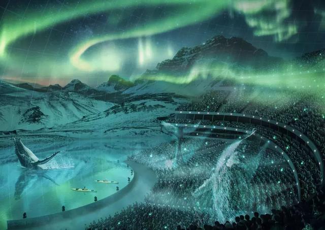 LED的外壳组成的球形建筑 LED的外壳组成的球形建筑