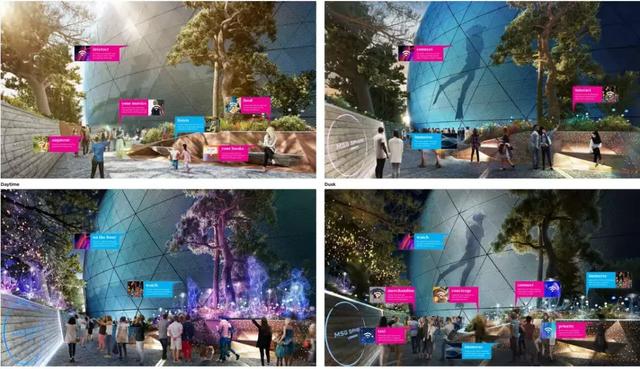 LED的外壳组成的球形建筑 LED的外壳组成的球形建筑