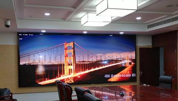 联建光电LED超清大屏点亮南京市雨花台区检察院