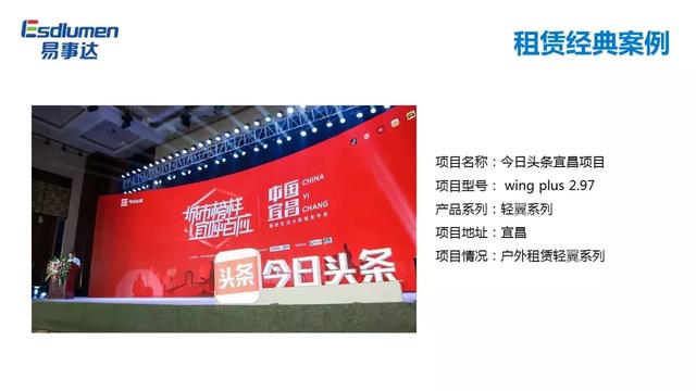 易事达1000方租赁屏助力广汽传祺新车发布会