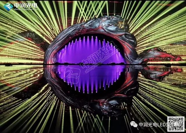 中润光电案例丨重庆—OPPO Reno造乐节，3500平米网格屏为舞台呈现完美效果