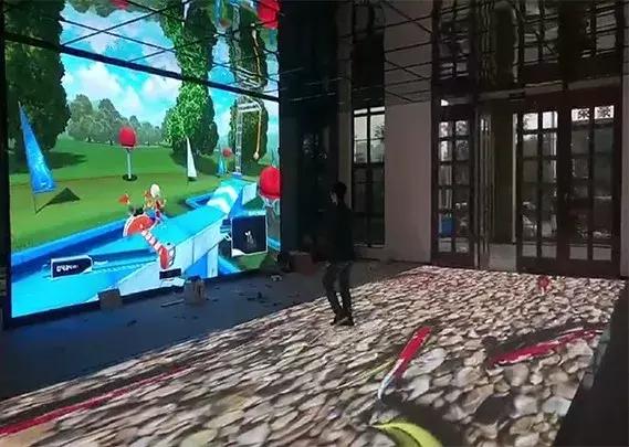 全方位高级体验鼎力显示互动LED地砖屏个性张扬时尚