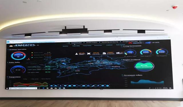 艾比森LED显示屏助力华为迪拜展厅绽放光彩