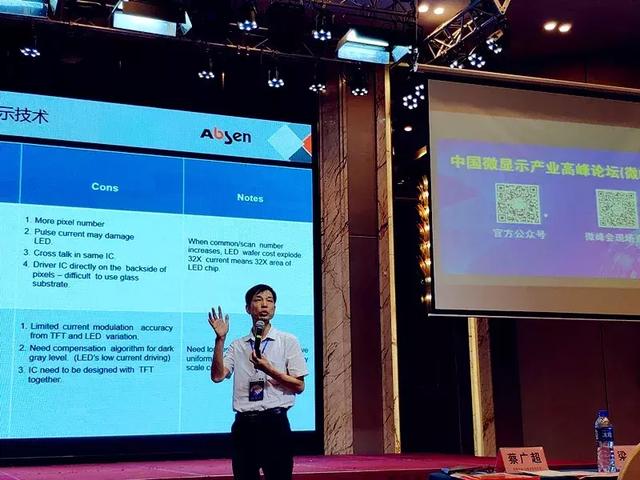 艾比森领导受邀出席首届中国微显示峰会