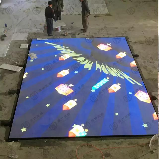 鼎力显示智慧互动LED地砖屏与古文化碰撞·藏西秘境-天上阿里