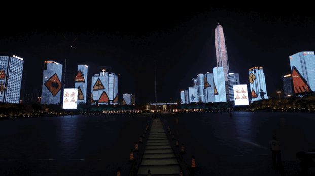 深圳竟然偷偷上演“国际艺术家创意版”灯光秀！