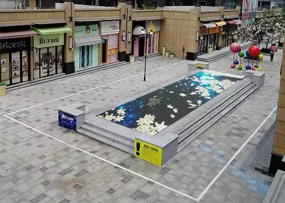 全方位高级体验鼎力显示互动LED地砖屏个性张扬时尚