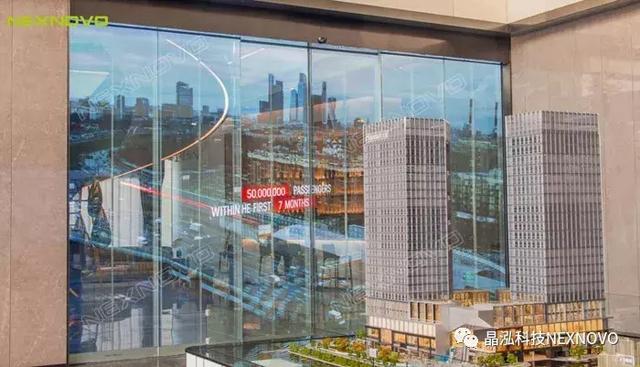 人们热捧的透明LED移动门，晋升流量商家首选