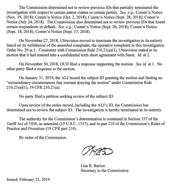 原告撤诉！联建光电等中国LED屏企赢得美国“337调查”！