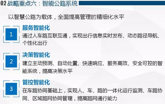 智能交通 六大战略发展重点被提出